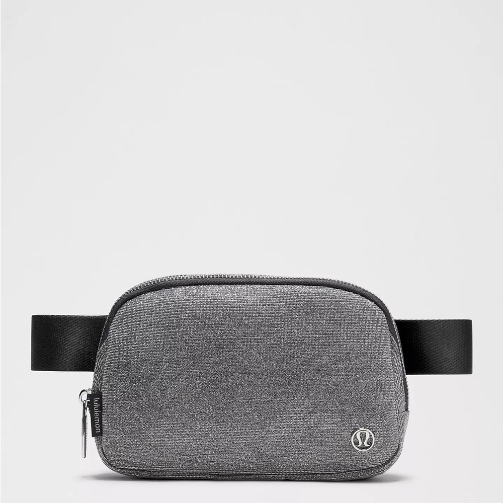 lululemon athletica sparkly Gray Crossbody Belt bag